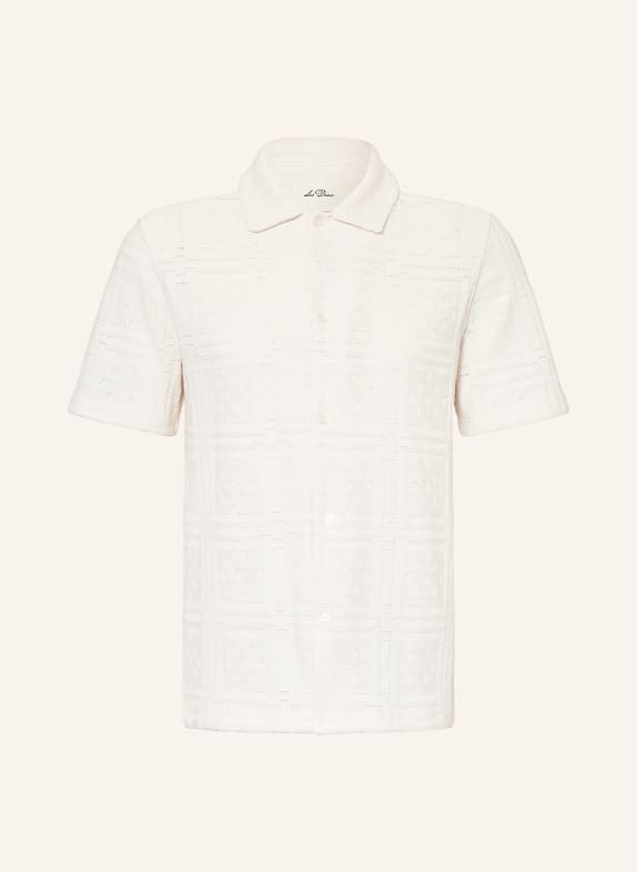 LES DEUX Strickhemd HECTOR Loose Fit ECRU