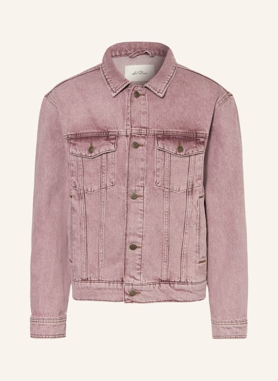 LES DEUX Džínová bunda RALLY 643 LIGHT PINK DENIM WASH