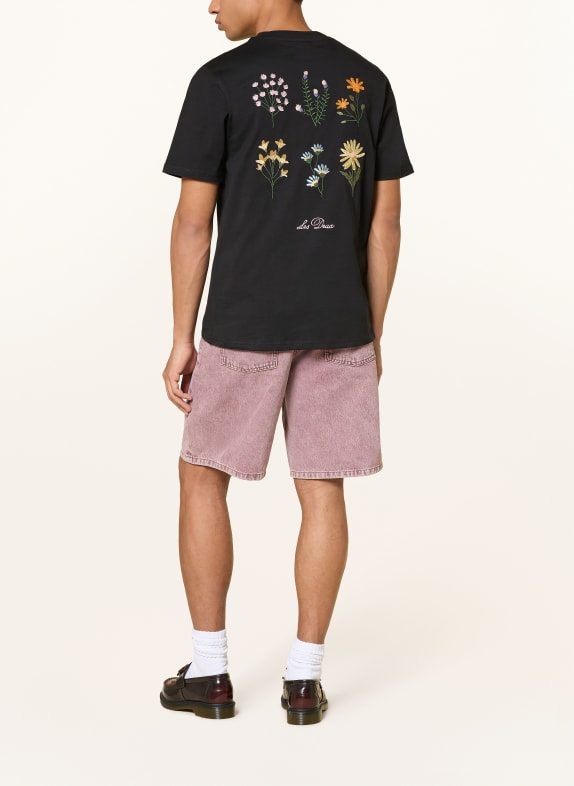 LES DEUX T-Shirt WILD FLOWER SCHWARZ