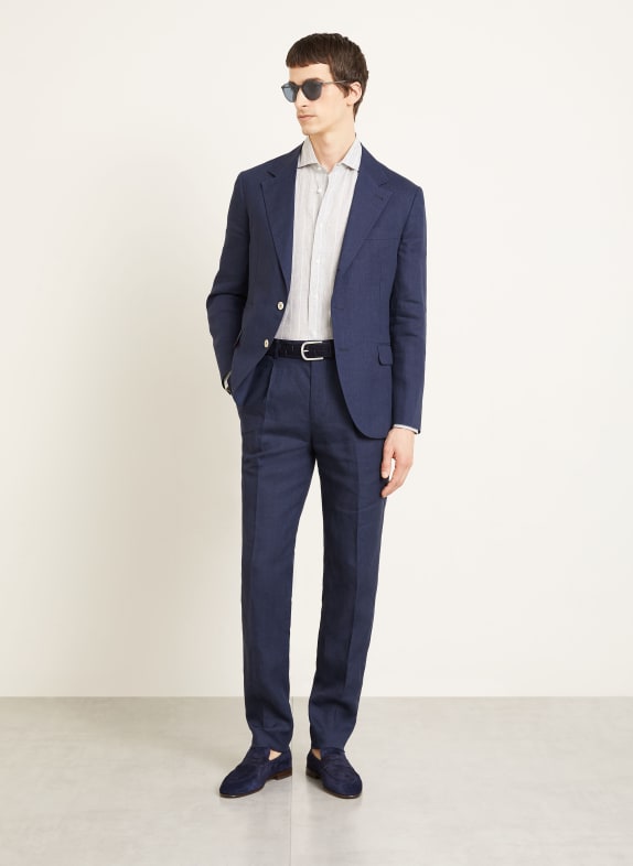 BRUNELLO CUCINELLI Kostuumbroek Extra Slim Fit van linnen C009 Navy