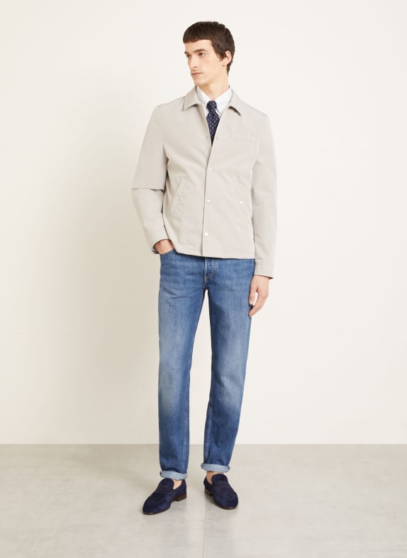 BRUNELLO CUCINELLI Džíny Traditional Fit C1471 DENIM MEDIO OLD