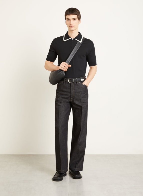 LEMAIRE Regular fit jeans met studs BK965 SLATE