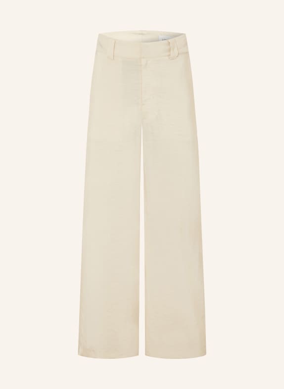 LEMAIRE Silk pants, regular fit BG235 OAT MILK