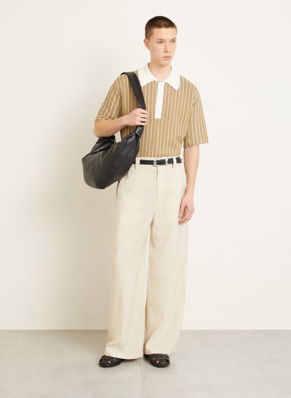 LEMAIRE Zijden broek Regular Fit BG235 OAT MILK
