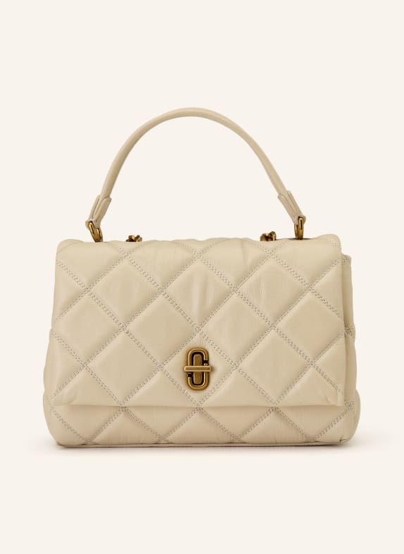 MARC JACOBS Umhängetasche THE SLIM DUAL CHAIN QUILTED CREME / GOLD