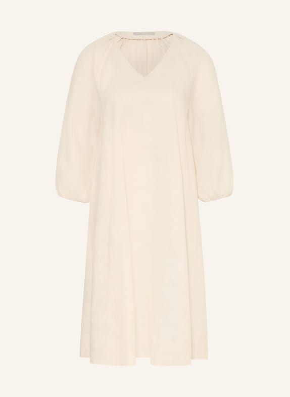 (THE MERCER) N.Y. Linen dress with 3/4 sleeves CAMEL