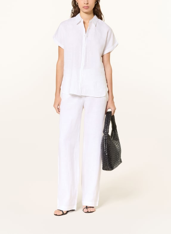 (THE MERCER) N.Y. Linnen overhemdblouse WIT