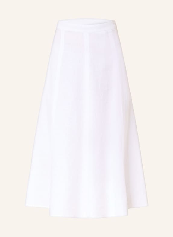 (THE MERCER) N.Y. linen skirt WHITE