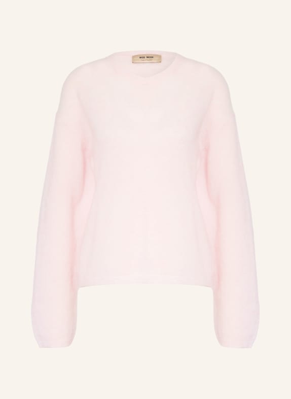 MOS MOSH Svetr MMMAPE SVĚTLE RŮŽOVÁ