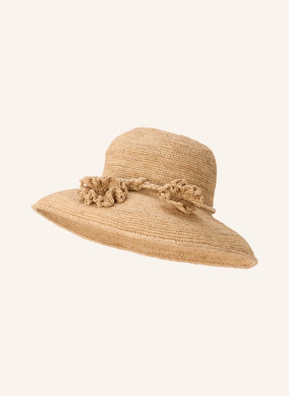 IBELIV chapeau de paille BEIGE