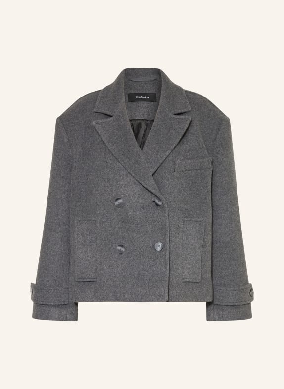 black palms Kabát JAMYNA TMAVĚ ŠEDÁ