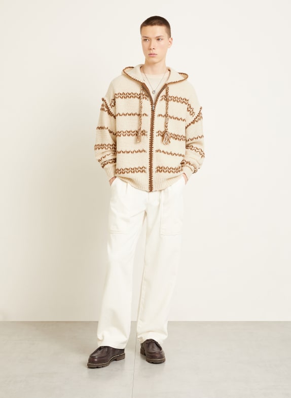 ISABEL MARANT Vest ROLIAN ECRU / BRUIN