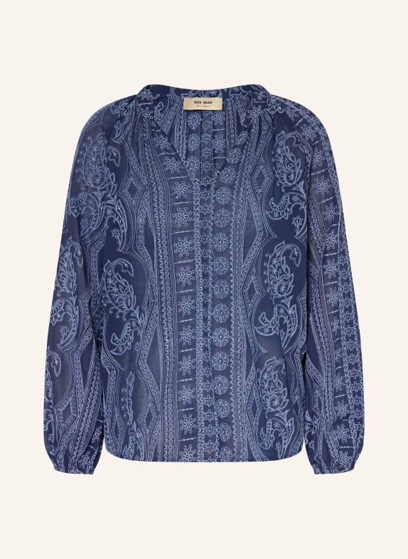 MOS MOSH Blůza MMALEYSA MODRÁ / TMAVĚ MODRÁ