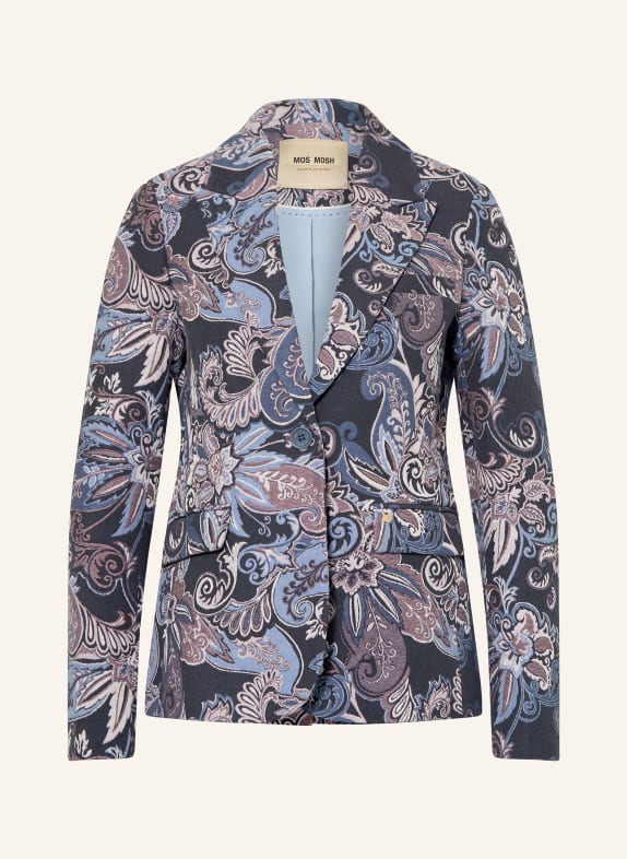 MOS MOSH Žakárový blejzr MMLANIE TMAVĚ MODRÁ / RŮŽOVÁ / MODRÁ