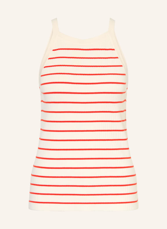 MOS MOSH Top en maille MMIMANJA CRÈME / ROUGE