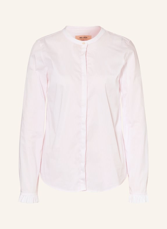 MOS MOSH Bluse MMMATTIE WEISS / HELLROSA