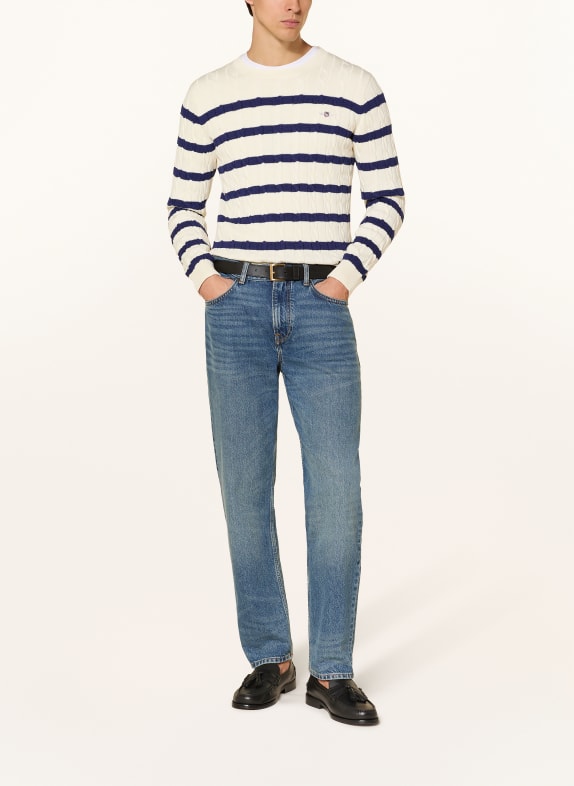 GANT trui WIT / DONKERBLAUW