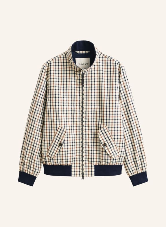 GANT blouson BEIGE / BROWN / BLUE