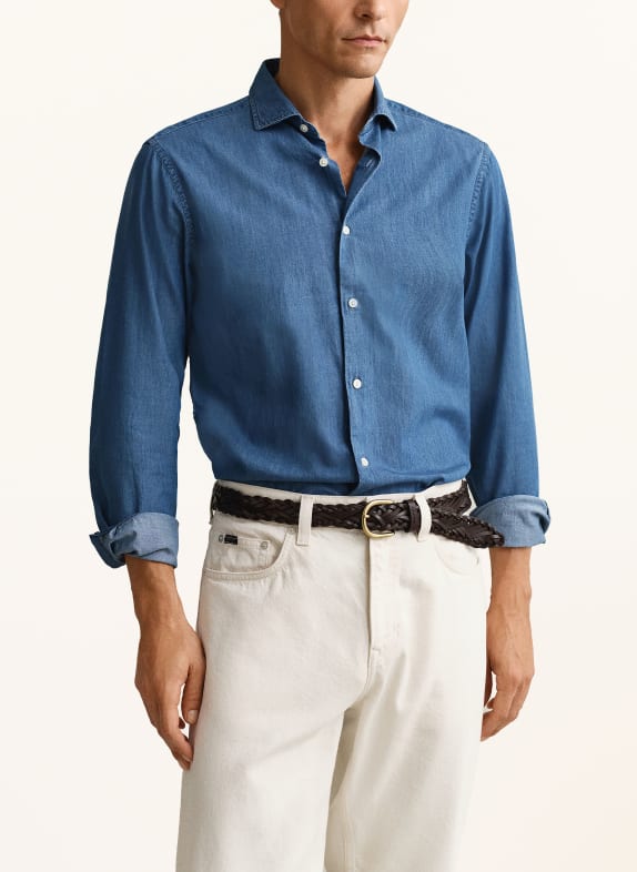 GANT Overhemd Regular Fit BLAUW