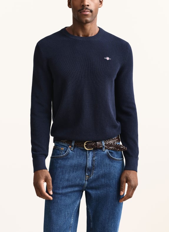 GANT trui DONKERBLAUW
