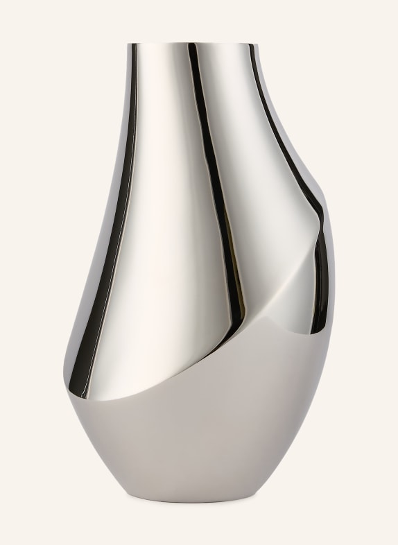 GEORG JENSEN Vase FLORA SMALL SILBER