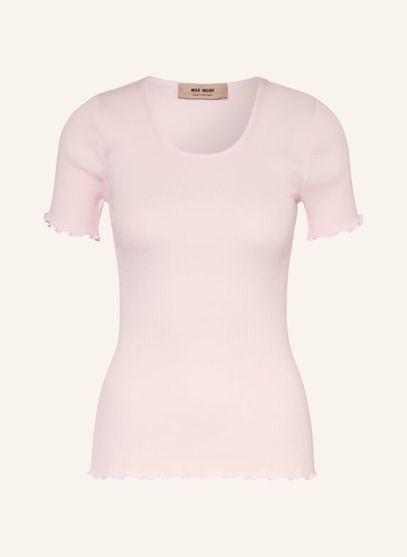 MOS MOSH Tričko MMELAINE s hedvábím SVĚTLE RŮŽOVÁ