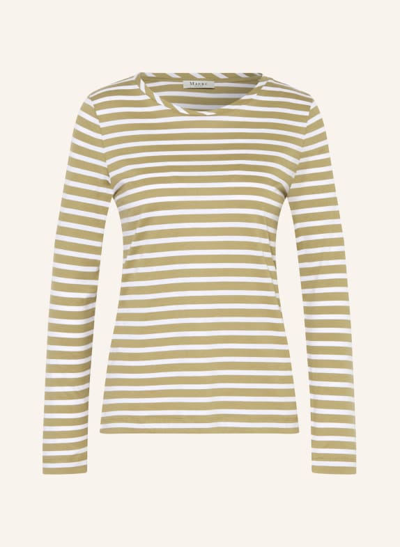 MAERZ MUENCHEN Dlouhé rukávy OLIVOVÁ / BÍLÁ
