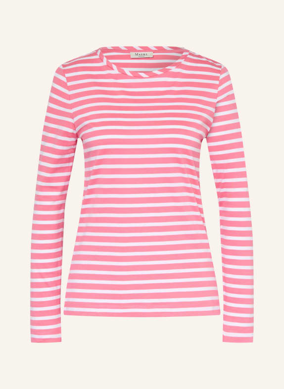 MAERZ MUENCHEN Dlouhé rukávy RŮŽOVÁ / BÍLÁ