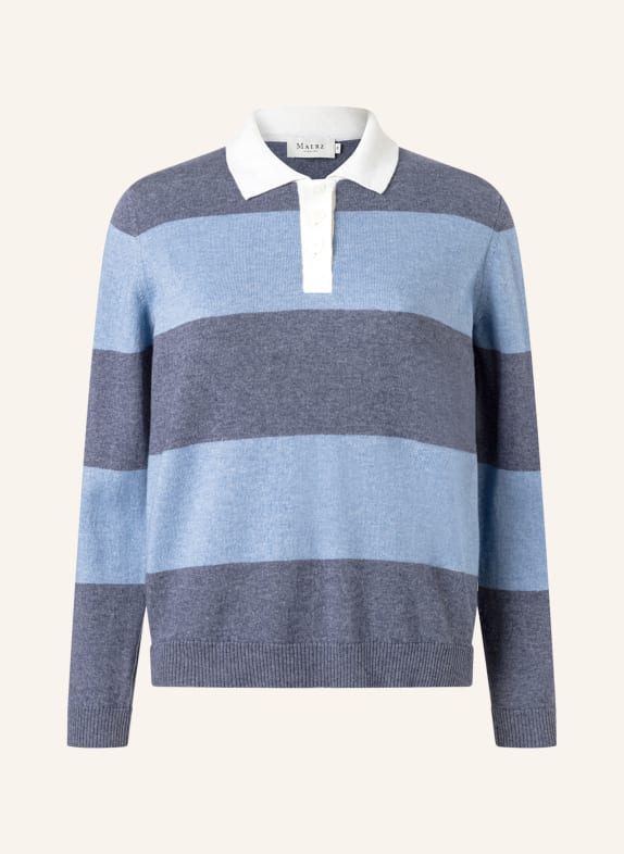 MAERZ MUENCHEN svetr TMAVĚ MODRÁ / REŽNÁ / MODRÁ