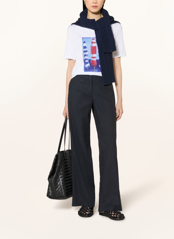 MAERZ MUENCHEN T-shirt WIT / DONKERBLAUW