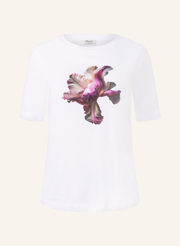 MAERZ MUENCHEN T-shirt BLANC / ROSE / SAUMON