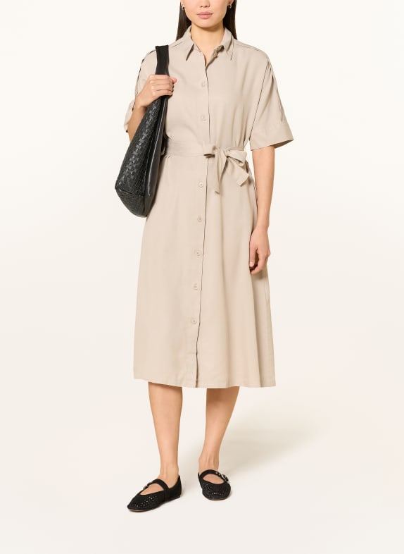 MAERZ MUENCHEN shirt dress LIGHT GRAY