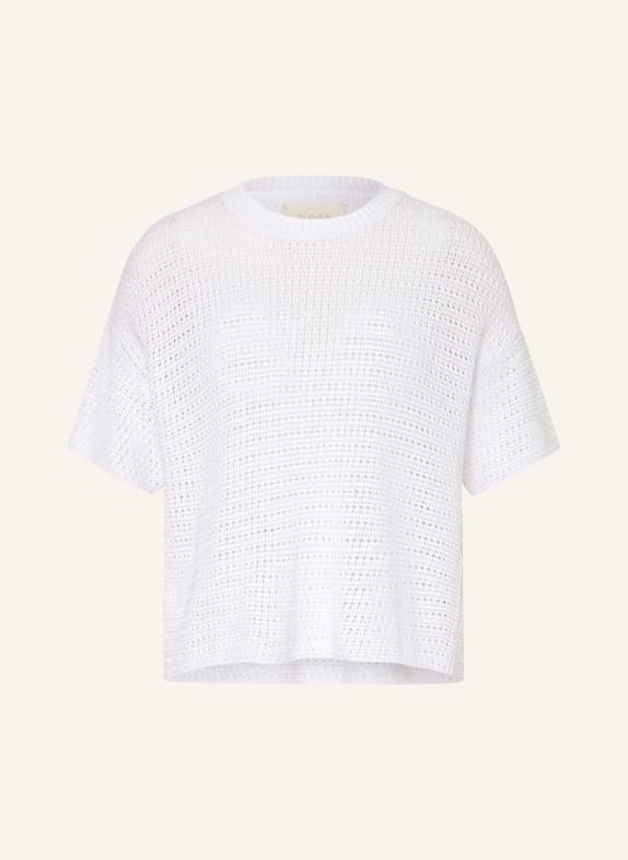 Juvia Pletené tričko VINETA BÍLÁ