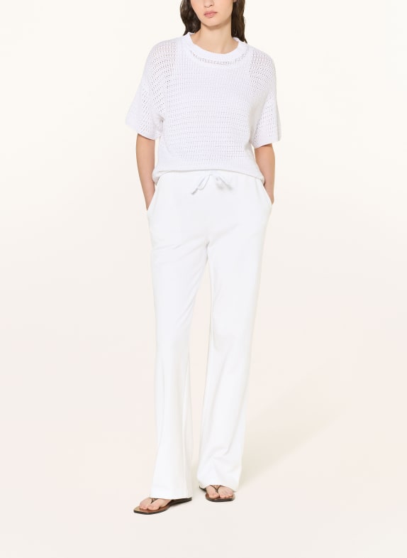 Juvia Gebreid shirt VINETA WIT