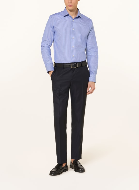 ETON Overhemd Slim Fit BLAUW / WIT