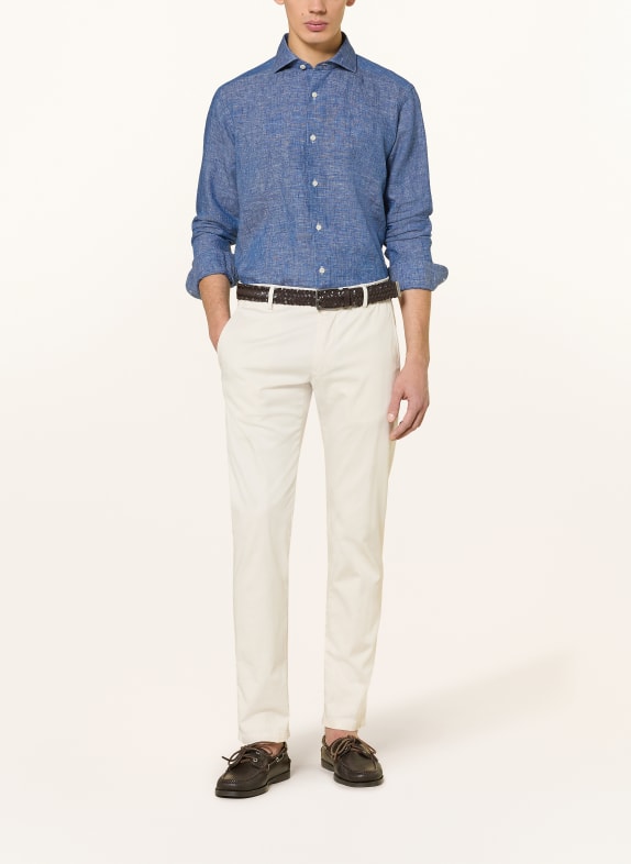ETON Linnen overhemd Casual Fit BLAUW