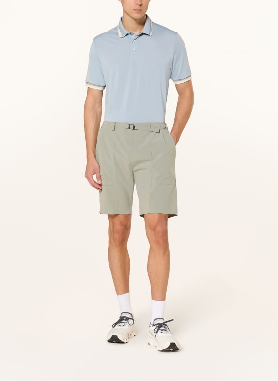 BOGNER Functioneel poloshirt ARIK BLAUWGRIJS / BEIGE / WIT