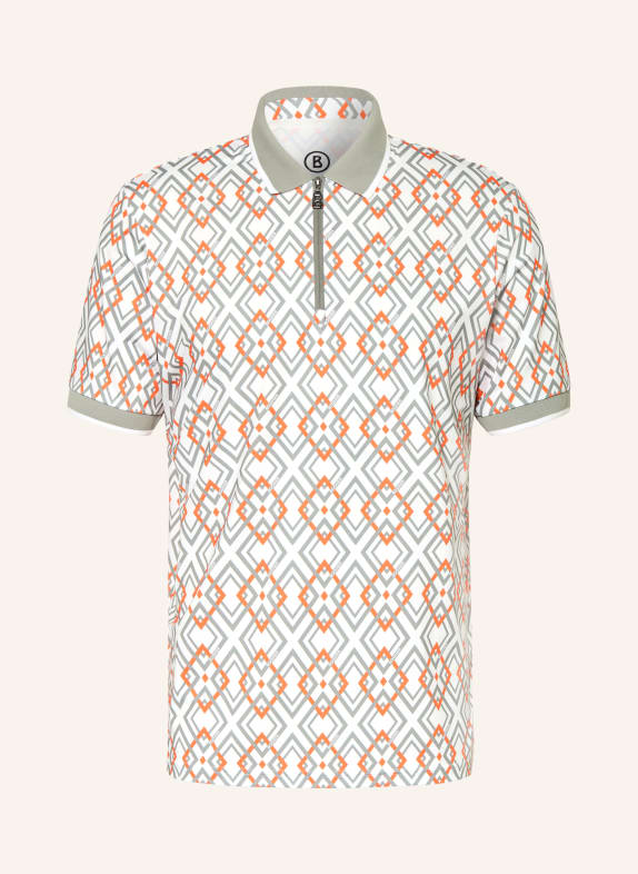 BOGNER Jersey-Poloshirt VALENTIN WEISS / ORANGE / OLIV