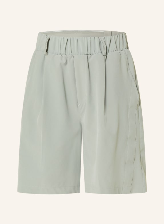 BOGNER Golfové šortky KARY SVĚTLE ZELENÁ