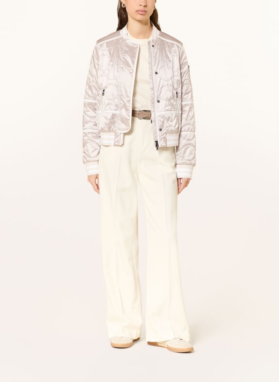 BOGNER Funkční bunda LIA BÉŽOVÁ / BÍLÁ