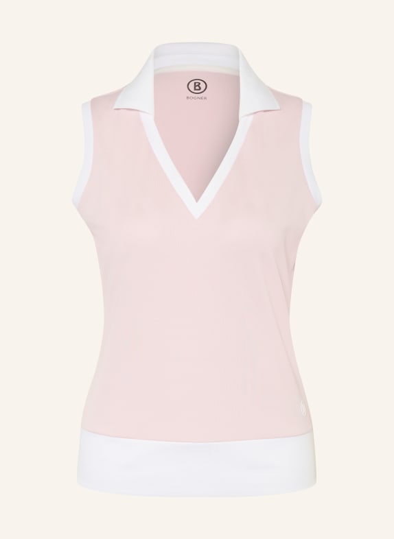 BOGNER Piqué polokošile ALYSHA RŮŽOVÁ / BÍLÁ