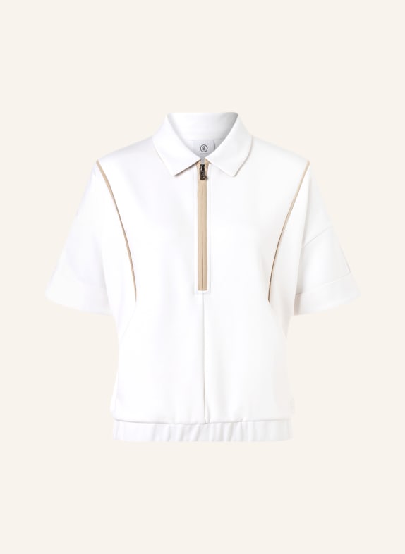 BOGNER Funkční polokošile FINJA BÍLÁ / BÉŽOVÁ