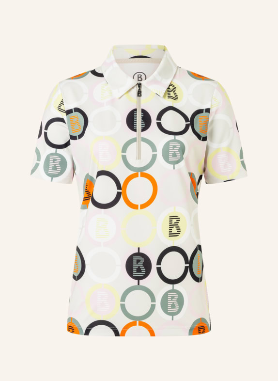 BOGNER Jerseyové polo tričko TAYA SVĚTLE ZELENÁ / ŽLUTÁ / ČERNÁ