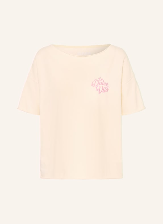 Juvia T-Shirt KAYA CREME / ROSA