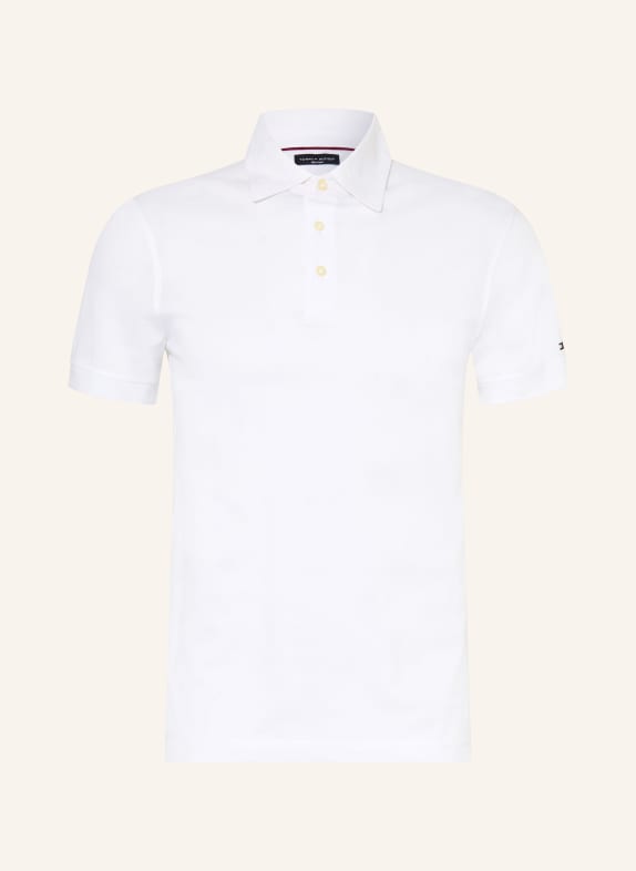 TOMMY HILFIGER Piqué-Poloshirt WEISS