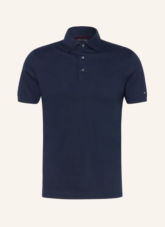 TOMMY HILFIGER piqué polo shirt DARK BLUE