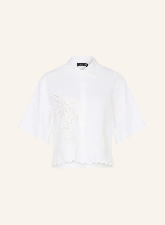 van Laack Linen blouse VL-TAISHA-E WHITE