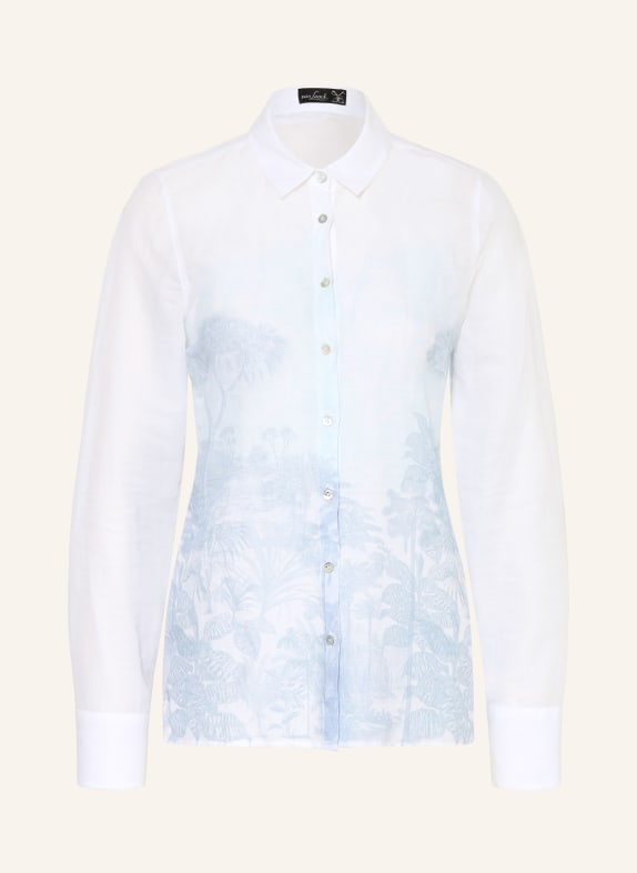 van Laack Hemdbluse VL-CELLA-PXKN WEISS / HELLBLAU