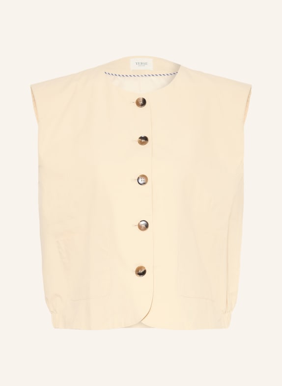 YERSE Gilet blazer CARLI MARRON CLAIR