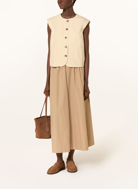 YERSE Gilet blazer CARLI MARRON CLAIR